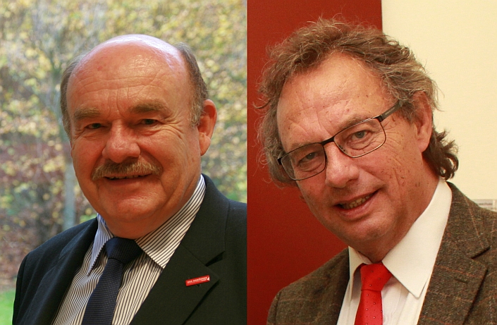 <b>Klaus Repp</b> (links) und Manfred Michel - vorsitzende_repp_michel