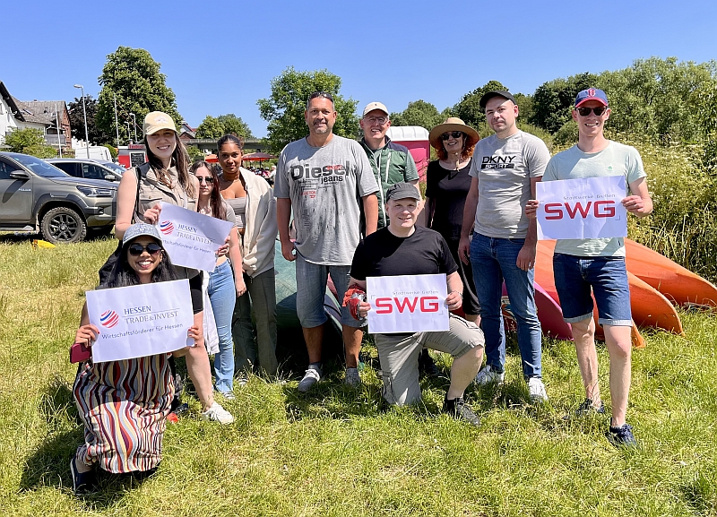 Begeisterte Mittelhessen im Juni 2023 auf der Lahn (Foto: Christian Bernhardt)