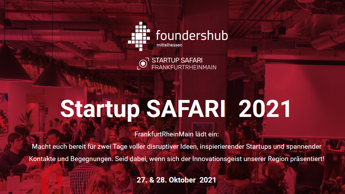 Startup Safari Frankfurt Rhein Main Auftakt am 27 Oktober in Mittelhessen